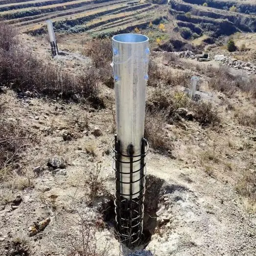 Reinforced Cast‑in-place Ground Pile
